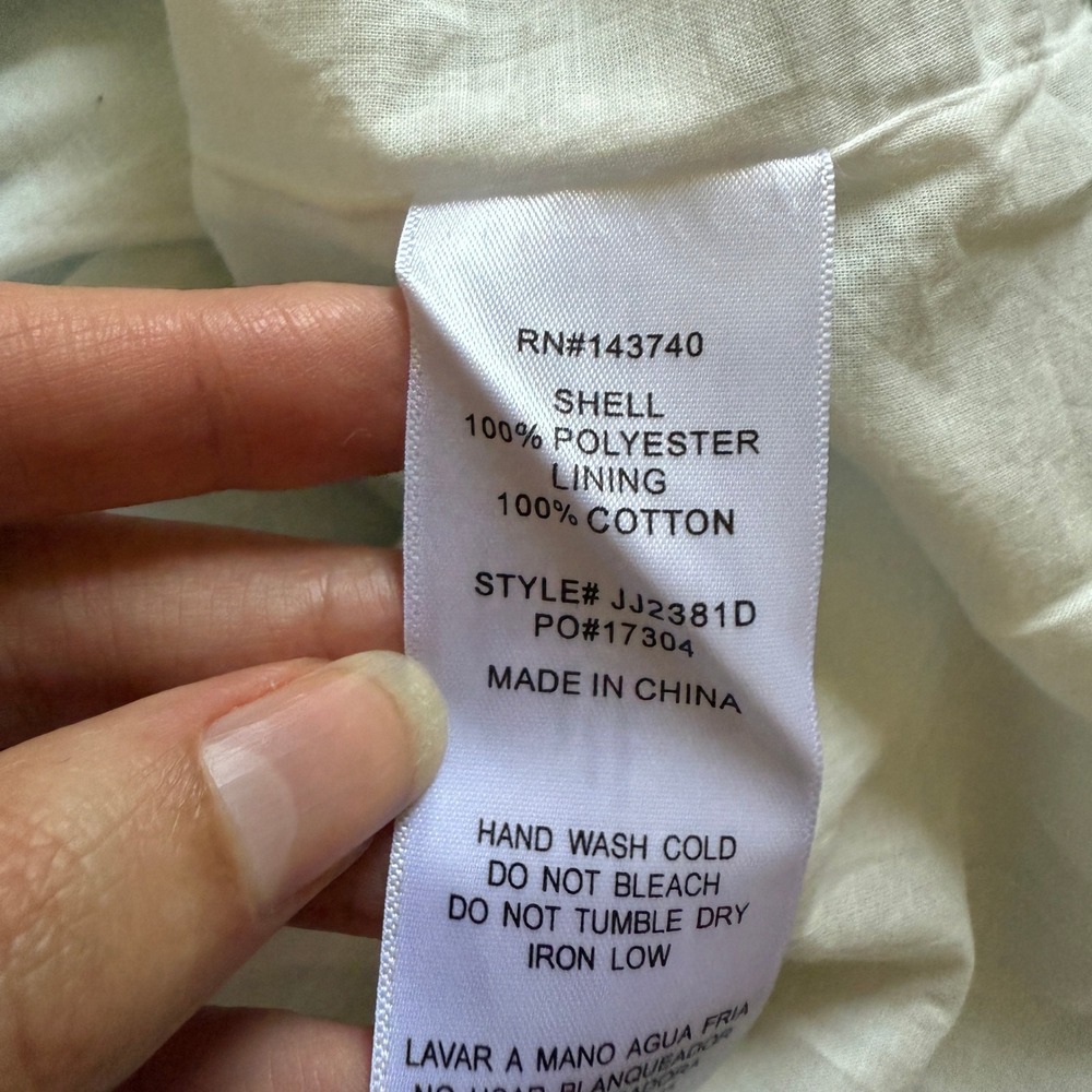 Tuckernuck Hyacinth House Sallie‎ Floral Puff Sleeve Mini Dress Blue Medium - Picture 10 of 11